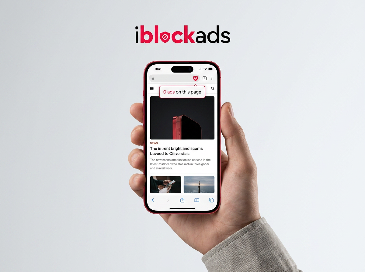 iBlockAds mobile browser interface