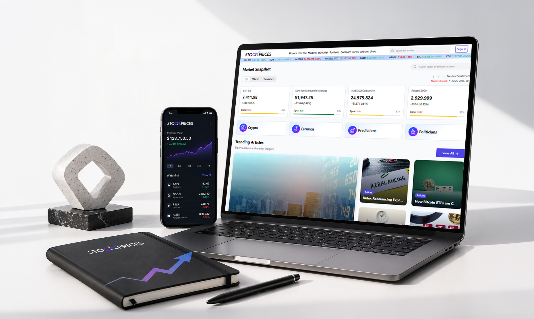 StockPrices — Branding