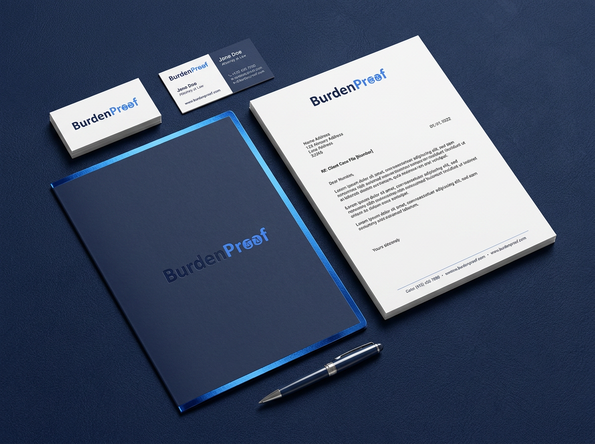 BurdenProof corporate stationery