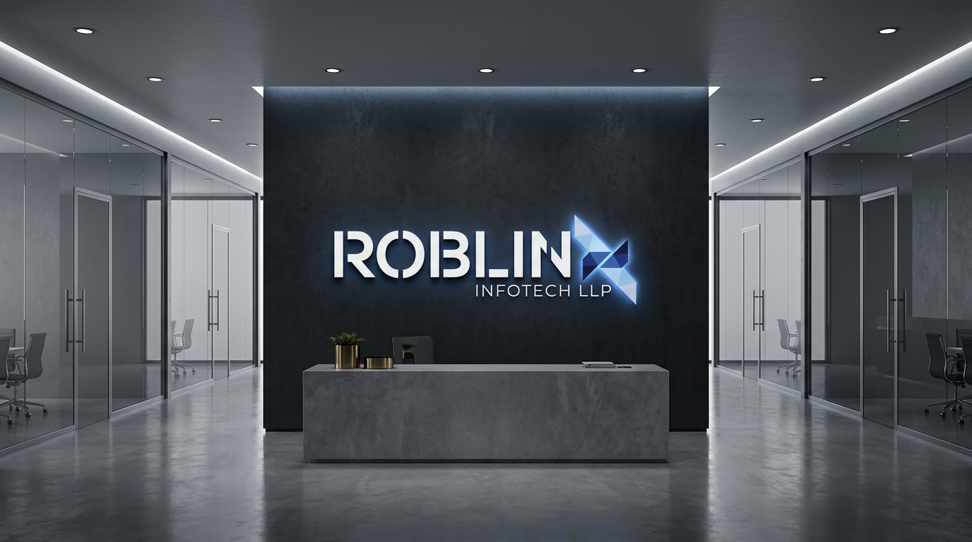 Roblinx reception signage