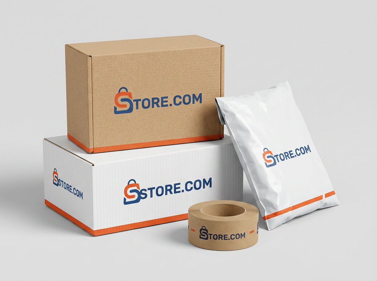 Store.com branded packaging